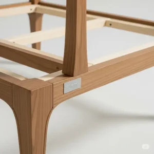 Robust steel frame and sturdy legs of a double bounce trampoline, highlighting its stability and long-lasting construction.