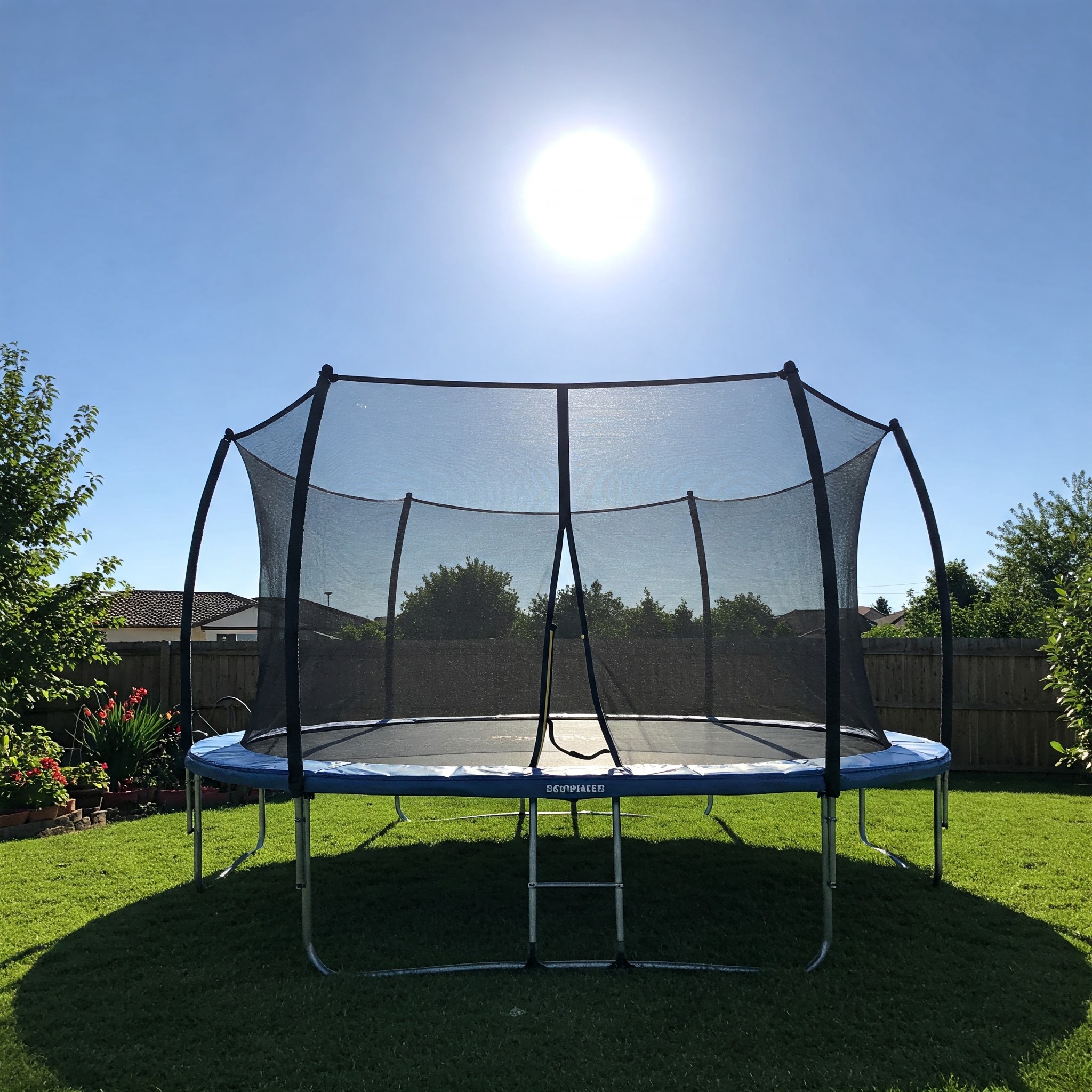 A skywalker trampolines brings fun and active play to any backyard.