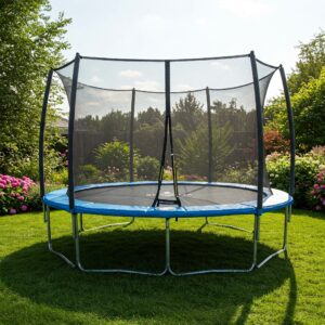 A skywalker trampolines seamlessly integrates into any garden or outdoor play area.