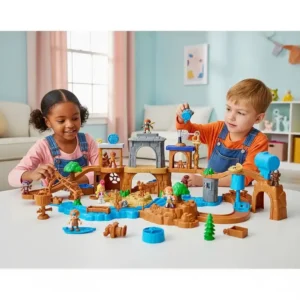 Educational benefits of an adventure world playset, encouraging problem-solving and creativity.