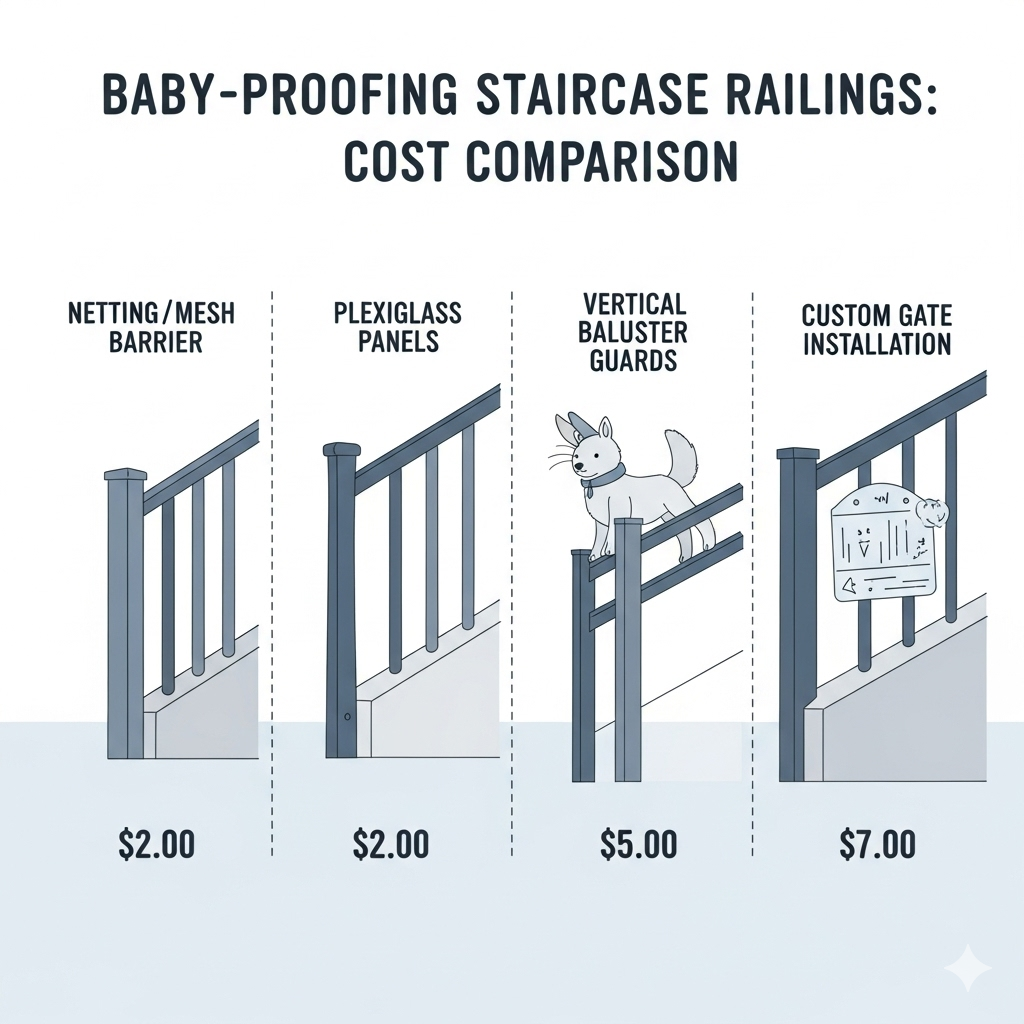 How to baby proof staircase railing: 7 Expert-Approved Safety Solutions ...
