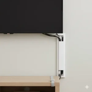 Image showing the necessary tools, including a drill and stud finder, for securing tv to wall baby proof. 