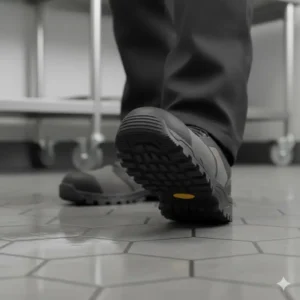 Wearing appropriate non-slip footwear is an essential strategy for preventing falls on slippery floors.