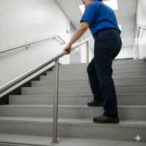 Strategically placing high-traction mats aids significantly in preventing falls on slippery floors.