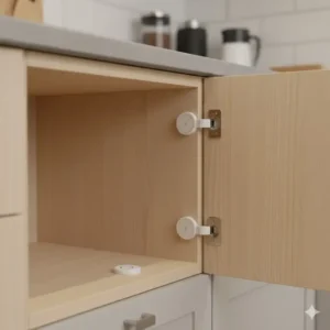 Internal magnetic cabinet locks from the best baby proofing brands affordable for kitchen security