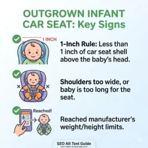 Understanding harness strap positioning for rear-facing is essential before you consider when to switch from infant to convertible car seat.